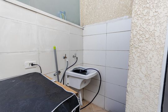 Área de Serviço de apartamento à venda com 2 quartos, 37m² em Parque Novo Oratório, Santo André