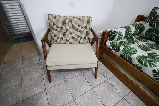 Sala de apartamento para alugar com 1 quarto, 40m² em Canto do Forte, Praia Grande