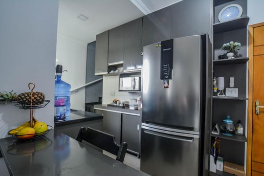 Cozinha de apartamento à venda com 2 quartos, 100m² em Jardim Ana Maria, Santo André
