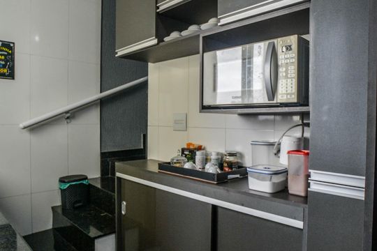 Cozinha de apartamento à venda com 2 quartos, 100m² em Jardim Ana Maria, Santo André
