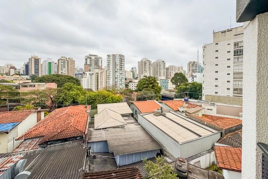 Vista da Varanda de kitnet/studio à venda com 1 quarto, 24m² em Vila Mariana, São Paulo