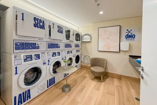 Área comum - Lavanderia de kitnet/studio à venda com 1 quarto, 32m² em Sacomã, São Paulo