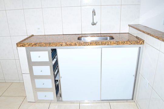 Cozinha de casa para alugar com 2 quartos, 85m² em Novo Alvorada, Belo Horizonte