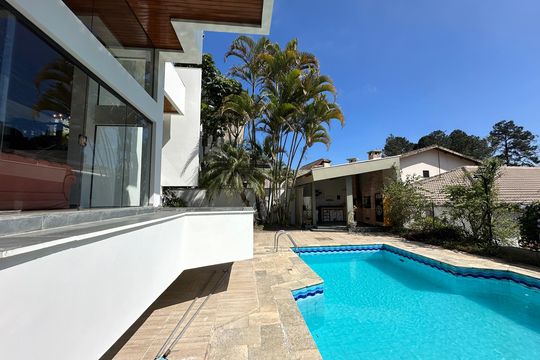 Área comum - Piscina de casa de condomínio para alugar com 4 quartos, 400m² em Morada dos Pássaros, Barueri