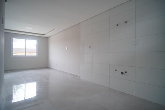 Cozinha de casa de condomínio à venda com 2 quartos, 67m² em São Jorge, Novo Hamburgo