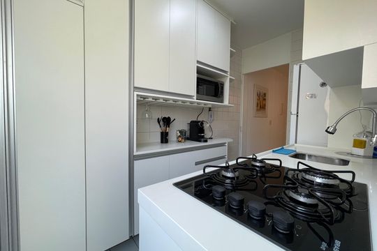 Cozinha de apartamento à venda com 2 quartos, 50m² em Jaguaré, São Paulo