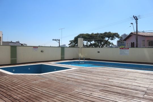 Área comum - Piscina de apartamento à venda com 2 quartos, 81m² em Oswaldo Cruz, São Caetano do Sul