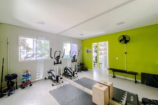 Área comum - Academia de apartamento para alugar com 2 quartos, 48m² em Belenzinho, São Paulo