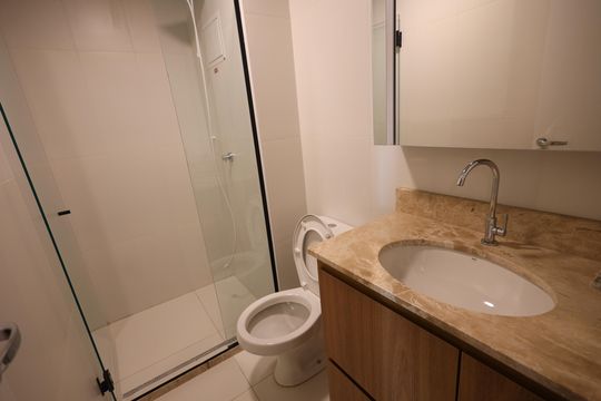 Banheiro  de apartamento para alugar com 2 quartos, 58m² em Setor Bela Vista, Goiânia