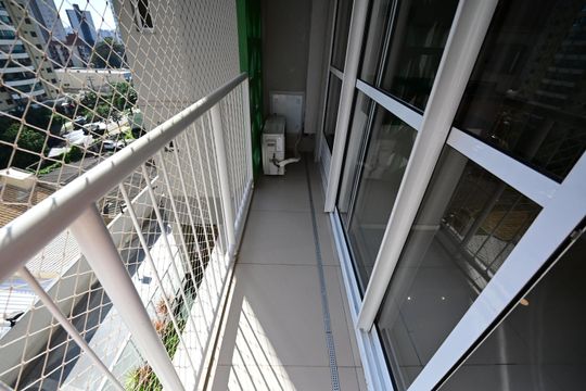 Varanda de apartamento à venda com 2 quartos, 58m² em Setor Bela Vista, Goiânia