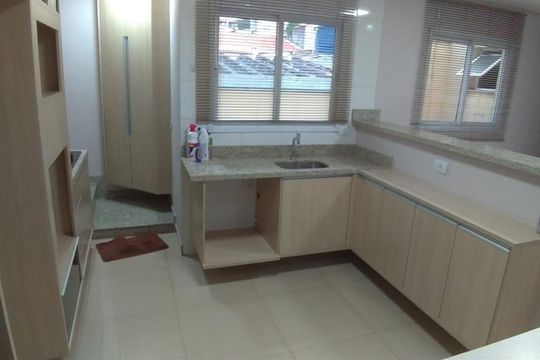 Sala/Cozinha de apartamento à venda com 2 quartos, 50m² em Utinga, Santo André