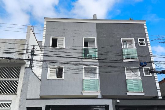 Fachada de apartamento à venda com 2 quartos, 50m² em Utinga, Santo André