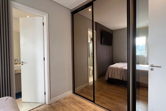 Suíte de apartamento para alugar com 2 quartos, 95m² em Vila Belmiro, Santos