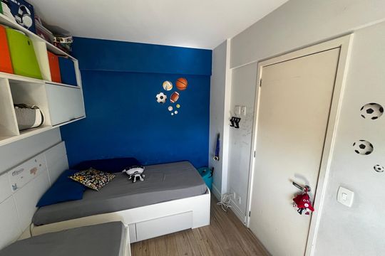 Suíte 1 de apartamento à venda com 2 quartos, 87m² em Vila Dom Pedro Ii, São Paulo