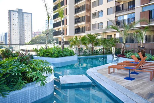 Área comum - Piscina de apartamento para alugar com 1 quarto, 39m² em Vila da Saúde, São Paulo