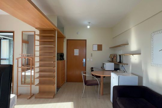 Cozinha de kitnet/studio para alugar com 1 quarto, 32m² em Vila Mariana, São Paulo