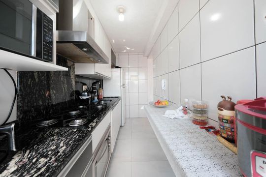 Cozinha de apartamento à venda com 3 quartos, 108m² em Jardim Sao Nicolau, São Paulo