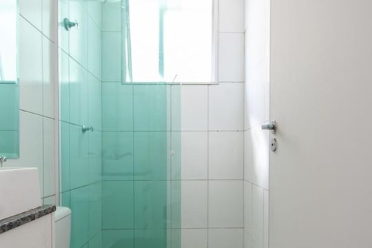 Banheiro Social de apartamento para alugar com 3 quartos, 80m² em Venda Nova, Belo Horizonte