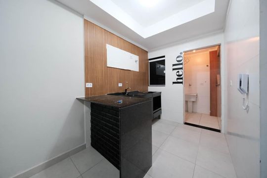 Sala/Cozinha de apartamento para alugar com 1 quarto, 35m² em Vila Dalila, São Paulo