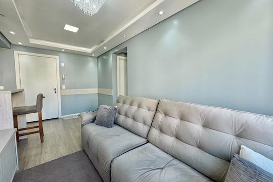 Sala de apartamento à venda com 2 quartos, 65m² em Centro, Canoas