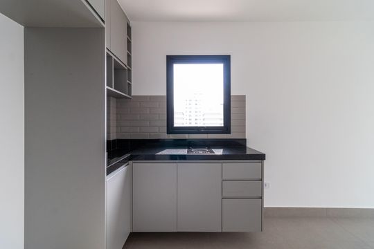 Cozinha de apartamento para alugar com 1 quarto, 38m² em Pompeia, São Paulo