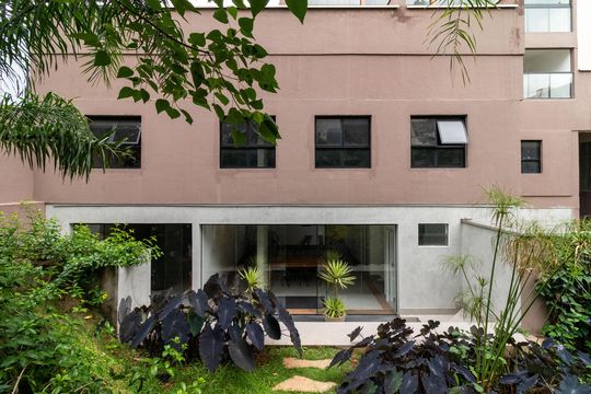 Área comum - Jardim de apartamento para alugar com 1 quarto, 38m² em Pompeia, São Paulo