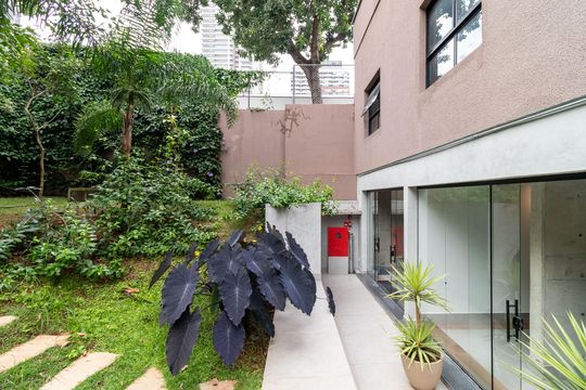 Área comum - Jardim de apartamento para alugar com 1 quarto, 38m² em Pompeia, São Paulo
