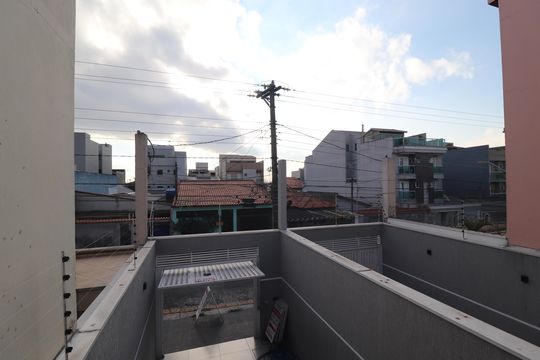 Vista Varanda Quarto 3 suíte de casa à venda com 3 quartos, 140m² em Vila Camilópolis, Santo André
