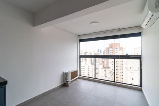 Sala de apartamento para alugar com 1 quarto, 36m² em Pompeia, São Paulo