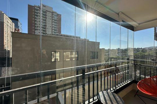 Varanda de apartamento para alugar com 1 quarto, 41m² em Empresarial 18 do Forte, Barueri