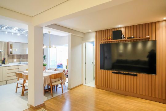 Sala de apartamento à venda com 2 quartos, 92m² em Santo Antônio, São Caetano do Sul