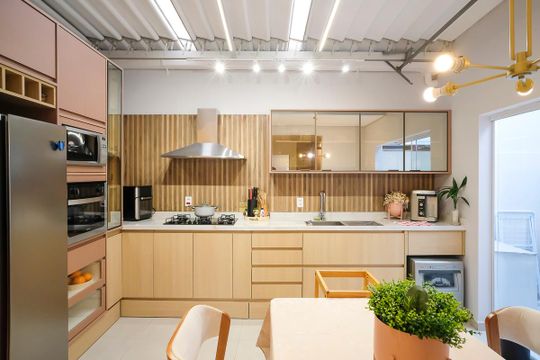 Cozinha de apartamento à venda com 2 quartos, 92m² em Santo Antônio, São Caetano do Sul