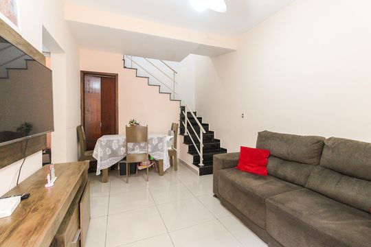 Sala de casa de condomínio à venda com 2 quartos, 62m² em Vila Progresso (zona Leste), São Paulo