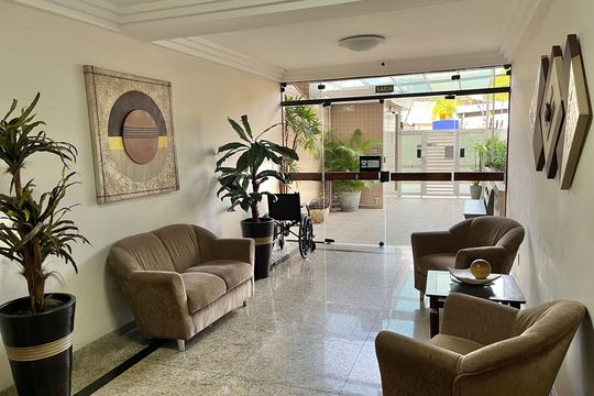 Área comum de apartamento para alugar com 2 quartos, 114m² em Ponta da Praia, Santos