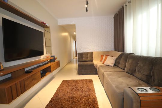 Sala de apartamento à venda com 3 quartos, 160m² em Vila Humaita, Santo André