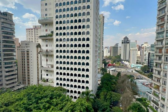 Vista da Varanda da Sala 1 de apartamento à venda com 3 quartos, 280m² em Jardim Paulistano, São Paulo