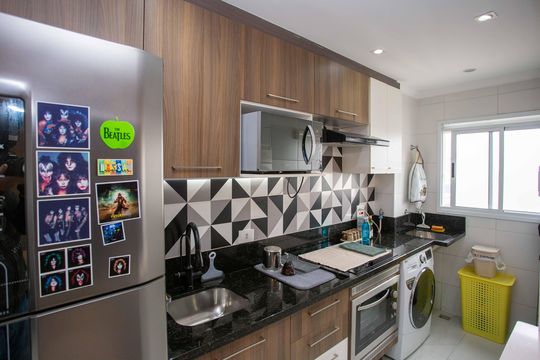 Cozinha de apartamento à venda com 2 quartos, 50m² em Centro, Diadema