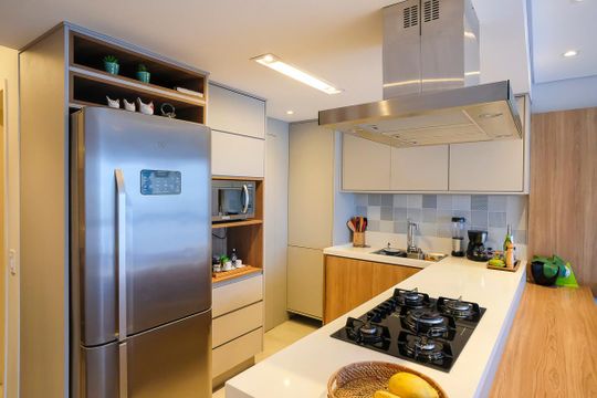 Cozinha de casa à venda com 3 quartos, 183m² em Santa Maria, Santo André