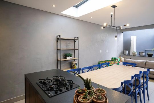 Área gourmet de casa à venda com 3 quartos, 183m² em Santa Maria, Santo André