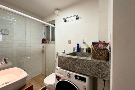 Banheiro de apartamento para alugar com 1 quarto, 36m² em Centro, Rio de Janeiro