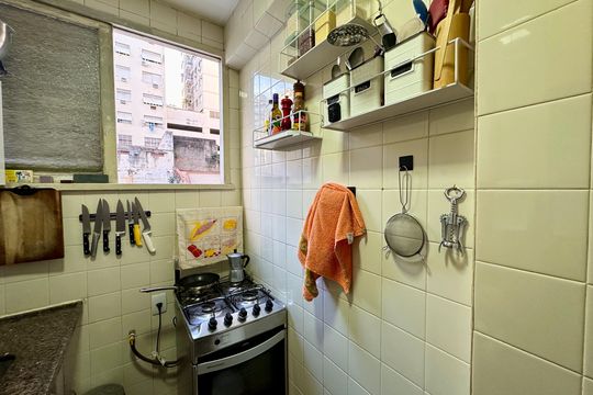 Cozinha de apartamento para alugar com 1 quarto, 36m² em Centro, Rio de Janeiro