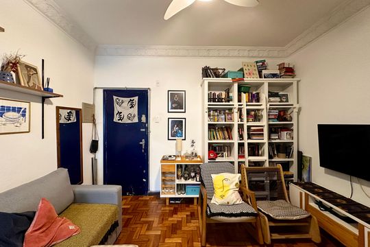 Sala de apartamento para alugar com 1 quarto, 36m² em Centro, Rio de Janeiro