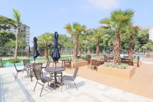 Área comum de apartamento à venda com 2 quartos, 84m² em Alto da Boa Vista, São Paulo
