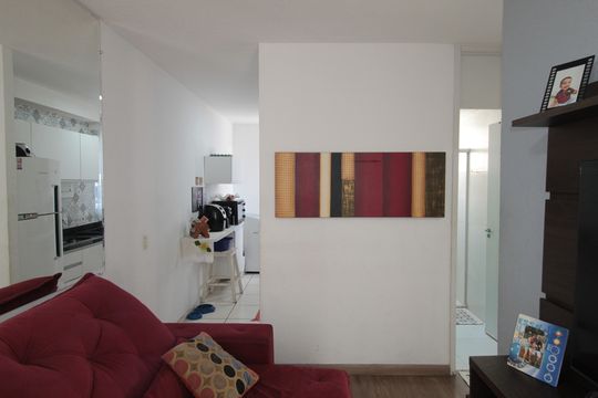 Sala de apartamento à venda com 2 quartos, 43m² em Trevo, Belo Horizonte