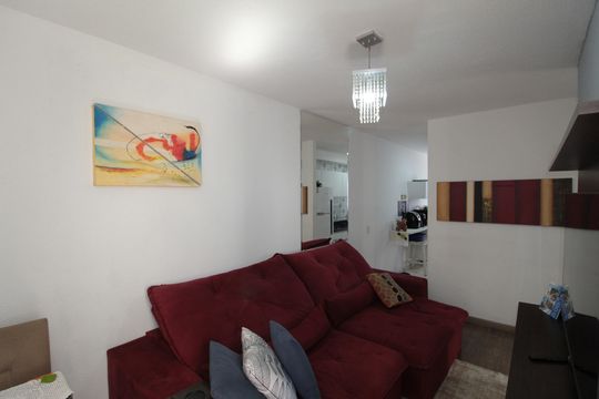Sala de apartamento à venda com 2 quartos, 43m² em Trevo, Belo Horizonte