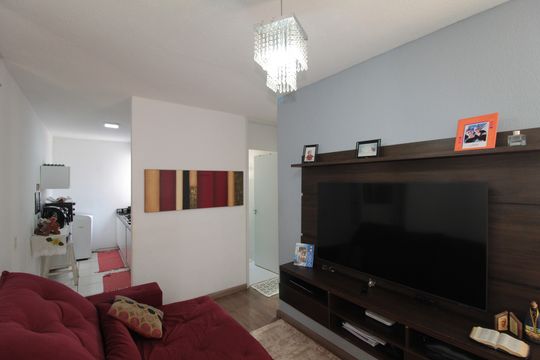 Sala de apartamento à venda com 2 quartos, 43m² em Trevo, Belo Horizonte
