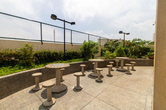 Área comum de apartamento à venda com 3 quartos, 60m² em Jardim Jamaica, Santo André