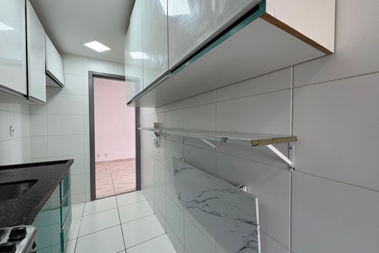 Cozinha de apartamento à venda com 3 quartos, 60m² em Jardim Jamaica, Santo André
