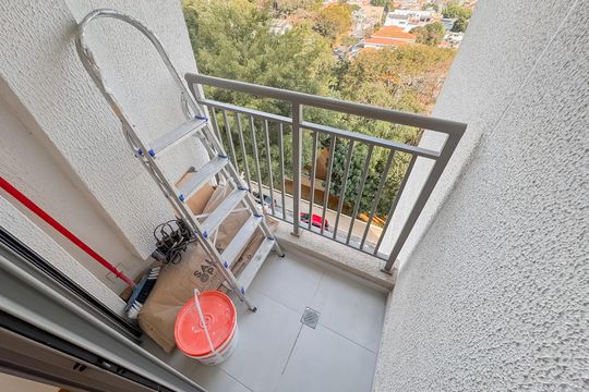 Varanda da Suíte de apartamento à venda com 2 quartos, 56m² em Vila Dom Pedro I, São Paulo
