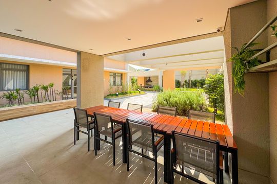 Área comum de apartamento à venda com 2 quartos, 56m² em Vila Dom Pedro I, São Paulo